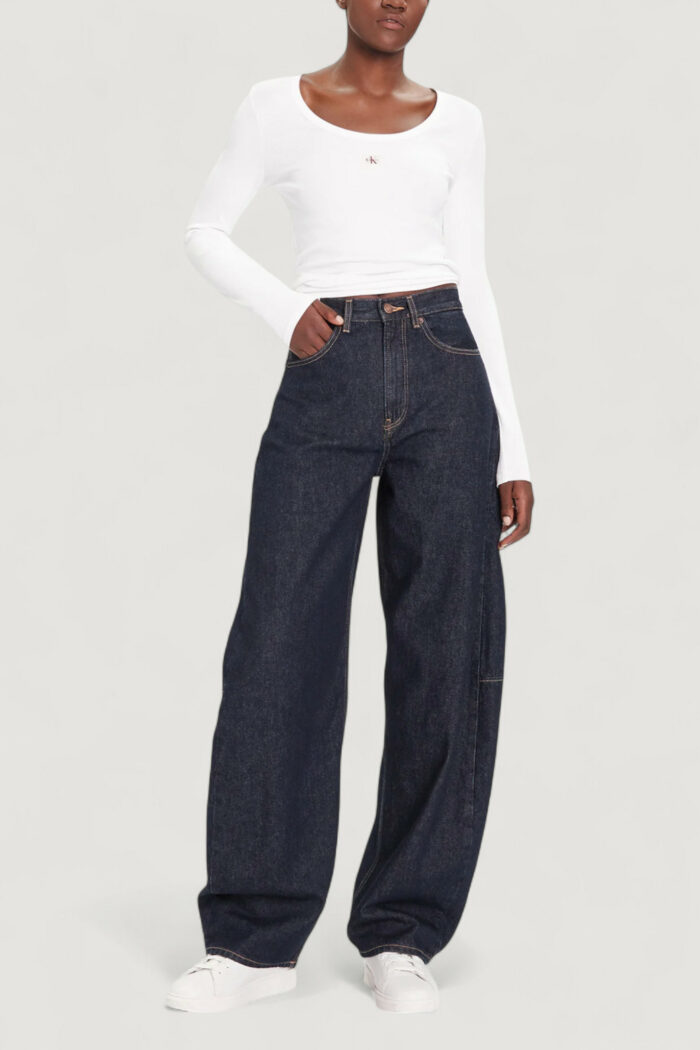 Jeans mom Calvin Klein Jeans the extreme barrel j Denim scuro