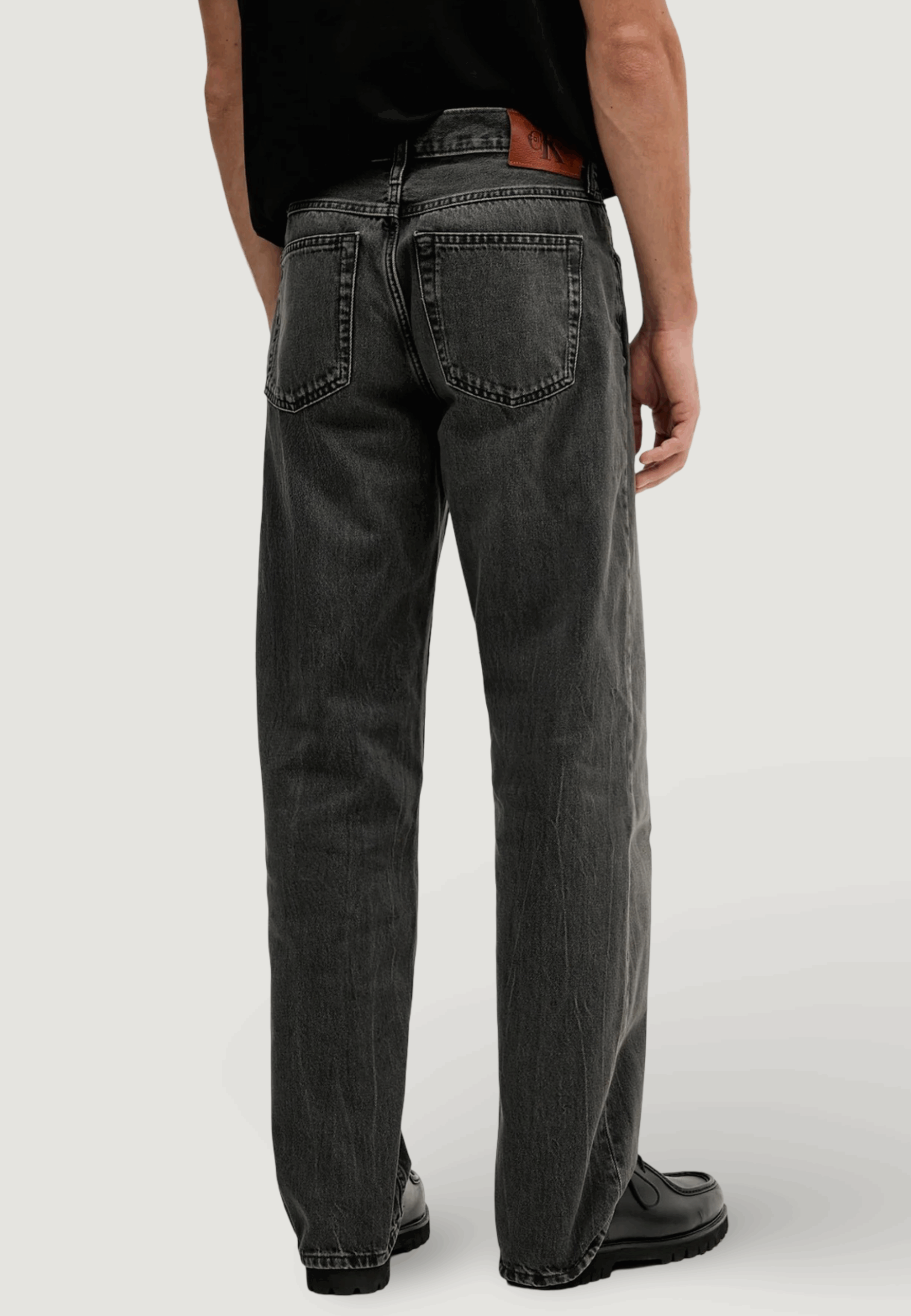 Jeans regular Calvin Klein Jeans 90s straight Nero - Foto 3