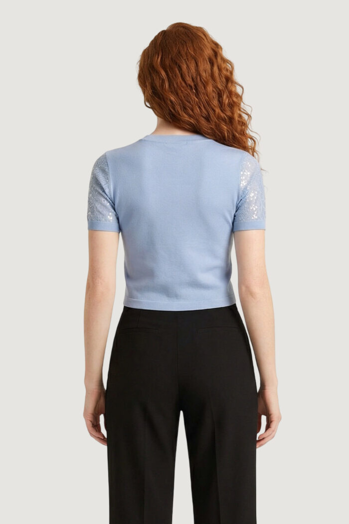 Maglia in filo manica corta Morgan De Toi  Azzurro