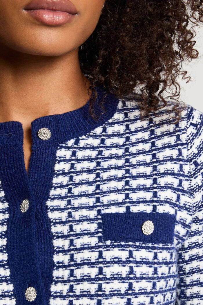 Maglia in filo manica corta Morgan De Toi  Blu marine