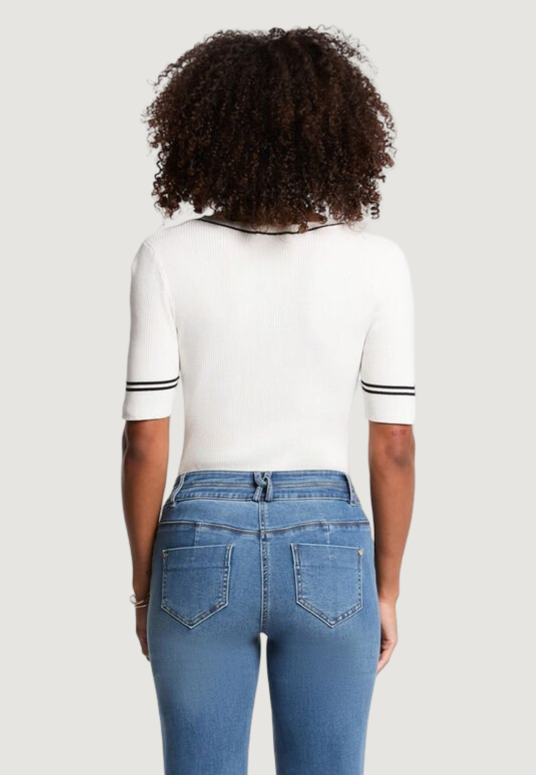 Maglia Morgan De Toi Bianco - Foto 2