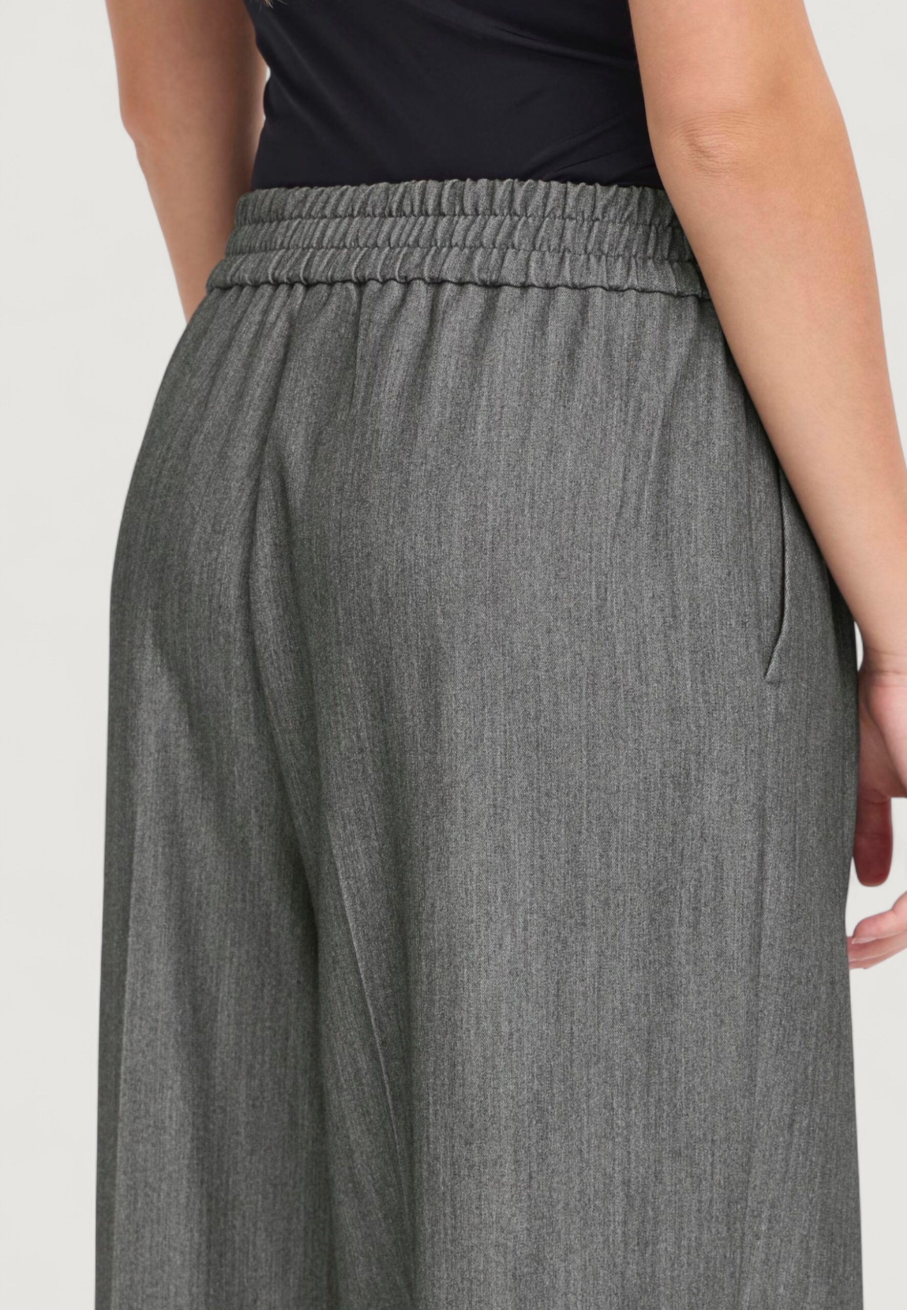 Pantaloni a palazzo ICHI ihfilano pa2 Grigio - Foto 4