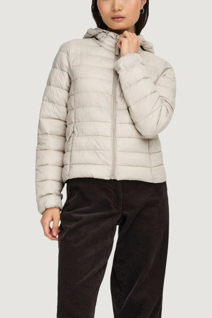 Piumino Only onltahia lw quilted hood jkt noos otw Beige chiaro