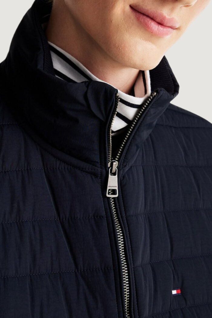 Piumino Tommy Hilfiger mix media stand cllr Blue scuro