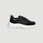 Sneakers Calvin Klein runner lace up mesh Nero - Foto 1