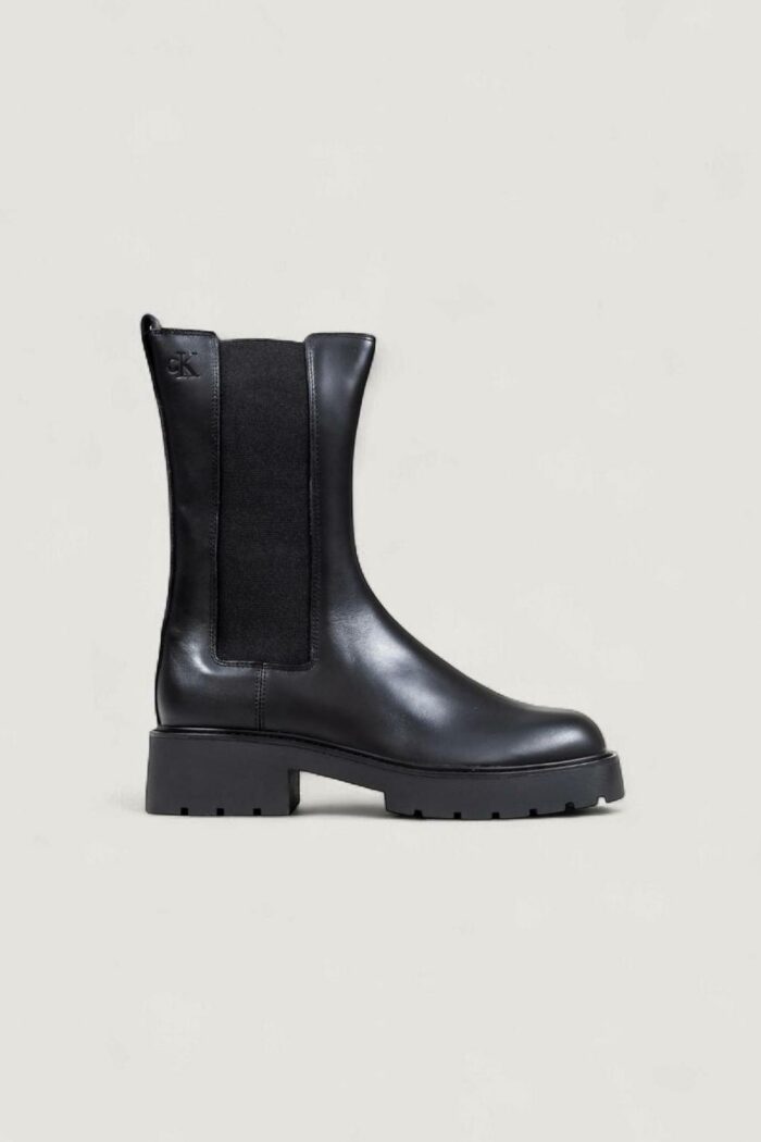 Stivali Calvin Klein Jeans chunky high chelsea Nero