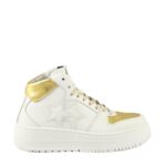 Stringate 2 STAR Bianco - Oro - Foto 1