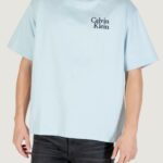 T-shirt Calvin Klein Jeans ss 16s calvin resort Blu Chiaro - Foto 1