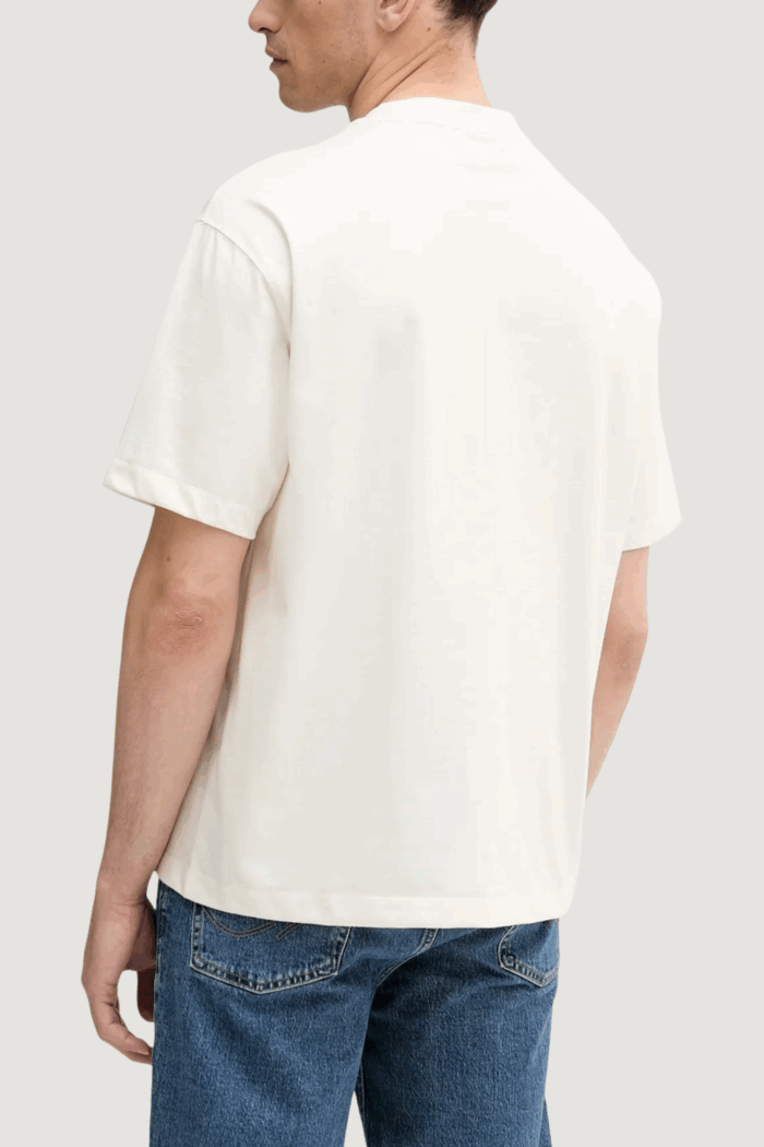 T-shirt Calvin Klein Jeans ss center chain stit Latte