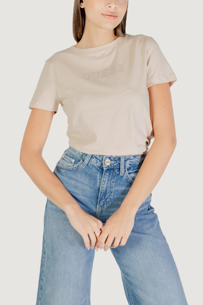 T-shirt Guess Active briana ss t-shirt Beige chiaro