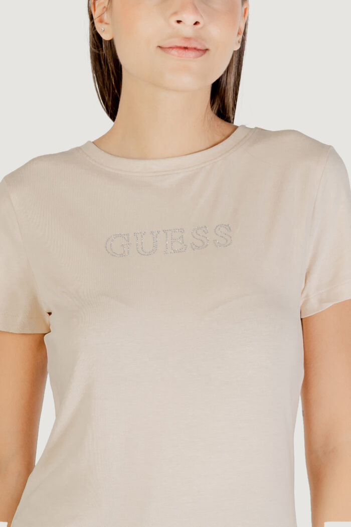 T-shirt Guess Active briana ss t-shirt Beige chiaro