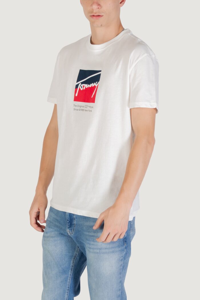 T-shirt Tommy Hilfiger Jeans tjm reg rwb dna tee Panna