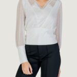 T-shirt manica lunga Morgan De Toi Bianco - Foto 1