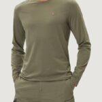 T-shirt manica lunga Napapijri salis ls 1 Verde - Foto 1