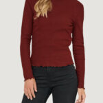 T-shirt manica lunga Only onlemma life ls glitter top jrs noos Mattone - Foto 1